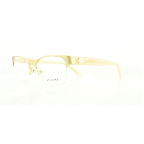 versace gold trim glasses.